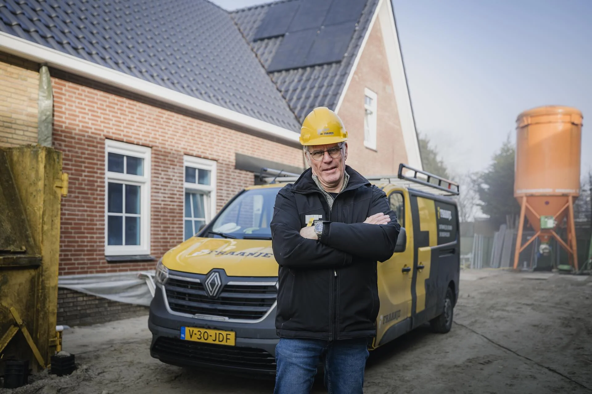 Collega Theo toekomstige bewoner “Het Erf”